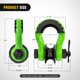 thumbnail image 2 of Shackle Nilight con forma de anillo en D, 4,75 toneladas, con polea de remolque, 2 unidades, color verde, 2 of 9