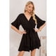 thumbnail image 2 of Vestido Corto Mujer Manga Corta Escalonado Casual Eventos 3369, 2 of 3
