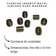 thumbnail image 2 of Pack 25 Insertos Tuercas M6 X 12 Mm, 2 of 3