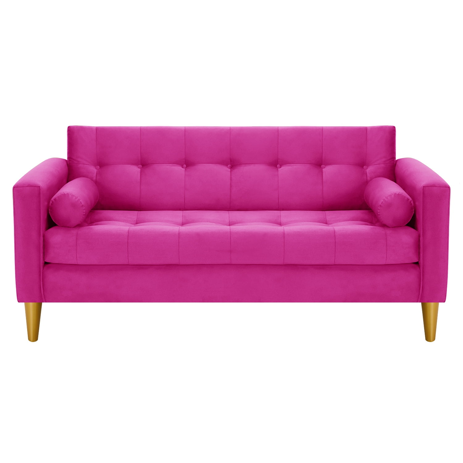 Bodevir - Sofa Retro 3c Felpa 01 Fucsia