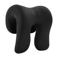 Magideal - Almohada Para Reposacabezas Para El Cuello, Almohada Para Siesta, Ligera, Multiusos Para Adultos, Cómoda, Cojín Extraíble De Espuma Viscoelástica Para Negro Sólido