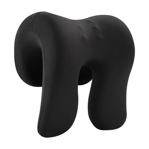 Magideal - Almohada Para Reposacabezas Para El Cuello, Almohada Para Siesta, Ligera, Multiusos Para Adultos, Cómoda, Cojín Extraíble De Espuma Viscoelástica Para Negro Sólido