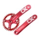 thumbnail image 4 of Manivela De Bicicleta 104BCD MTB Juego De Bielas Para Bicicletas De Carretera Manivela 34T Rojo, 4 of 5