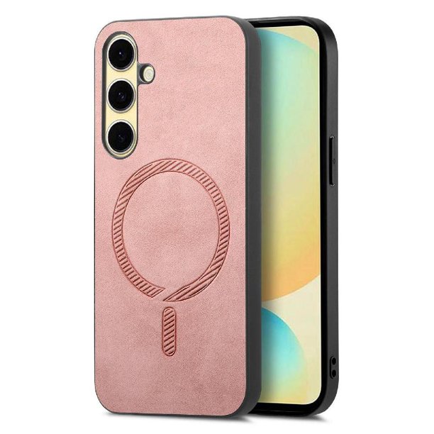 Magnetic Slim Case for Samsung Galaxy A56 with Camera Guard & Anti-Scratch Back Pink