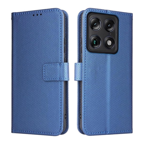 Funda Billetera para Motorola MOTO Edge 60S Pro con Ranuras y Soporte Azul