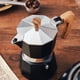 thumbnail image 5 of Cafetera clásica de cocina para un espresso fuerte y de gran sabor, cafetera moka de aluminio estilo italiano, cafetera cubana y greca, cafetera moka, cafetera percolato, 5 of 5