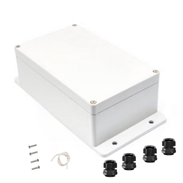Caja de conexiones XVTHOAKU IP65 a prueba de intemperie, plástico ABS, 200 x 120 x 75 mm