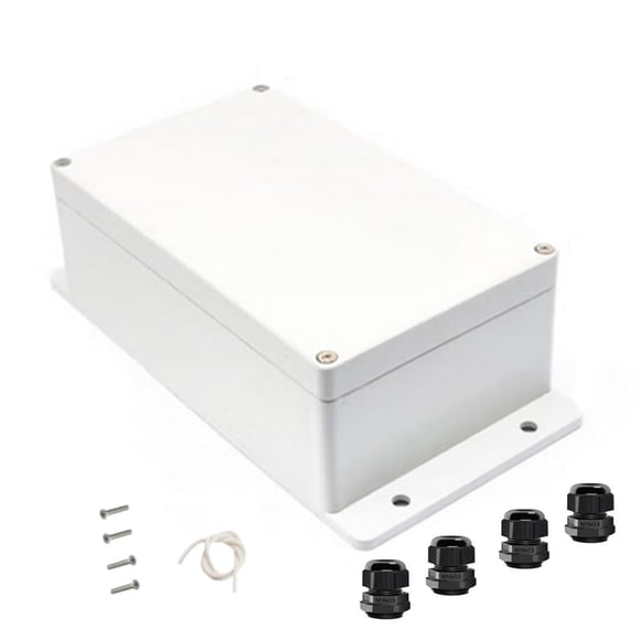 Caja de conexiones XVTHOAKU IP65 a prueba de intemperie, plástico ABS, 200 x 120 x 75 mm
