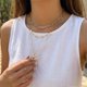 thumbnail image 4 of Set de Collares en Capas Poxtex con Baño de Oro 14K, 4 of 9