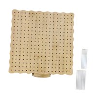 Magideal - Tablero De Bloqueo De Crochet Tablero De Bloqueo De Tejido Tablero De Agujeros Incluye Pasadores De Varilla, Soporte Para Cuadrados De Abuelita Hechos 235 Cm X 235 Cm