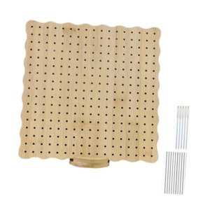 Magideal - Tablero De Bloqueo De Crochet Tablero De Bloqueo De Tejido Tablero De Agujeros Incluye Pasadores De Varilla, Soporte Para Cuadrados De Abuelita Hechos 235 Cm X 235 Cm