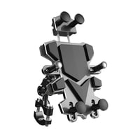 Magideal - Soporte De Teléfono Para Motocicleta, Soporte Para Teléfono Para Bicicleta, Soporte Para Teléfono Para Scooter, Accesorio Para Ciclismo, Abrazadera Tipo De Manillar