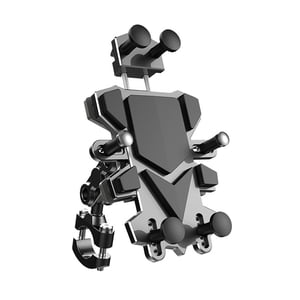 Magideal - Soporte De Teléfono Para Motocicleta, Soporte Para Teléfono Para Bicicleta, Soporte Para Teléfono Para Scooter, Accesorio Para Ciclismo, Abrazadera Tipo De Manillar