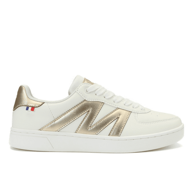Zapatilla Urbana Mujer Color Blanco y Dorado Michelin PS20