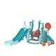 thumbnail image 1 of Juego Tobogan Infantil Resbalin Columpio Aro 5 En 1 Azul, 1 of 7