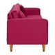 thumbnail image 3 of Sofa New Retro 3c + 2 Pouf Felpa 04 Burdeo, 3 of 6