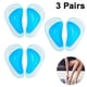 thumbnail image 1 of Plantillas de soporte para el arco plantar (3 pares), almohadillas de gel gruesas para pies planos, autoadhesivas, para hombres y mujeres., 1 of 8