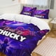 thumbnail image 2 of Bride of Chucky Bedding Set Duvet Cover Comfortable and Lightweight Cartoon Bedding 3 Piece Bed Set, 2 of 5