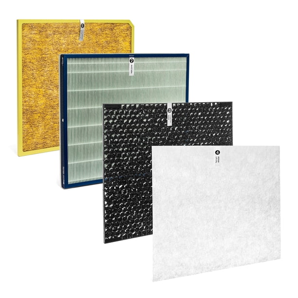 Kit de filtros para purificador de aire Rabbit Air SPA-1000N HEPA y carbón activado