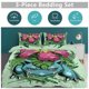 thumbnail image 5 of Bulb_asaur Print Bedding Set Pattern Duvet Cove Set 3 Pieces 1 Quilt Cover And 2 Pillowcases for Women Men Teens, 5 of 5