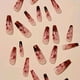 thumbnail image 2 of Upgrade Your Look With 24pcs Halloween Long Length Ballerina Coffin Press On Nails, Red Glossy Fake Nails With Blood Designs False , Acrylic All Cover False Nails For Women And Girls, 2 of 2