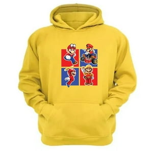 Genérico - Polerón Canguro Plomero Rojo Amarillo Talla S Unisex