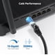 thumbnail image 3 of Cable Matters Cable Ethernet Cat6 de 9 m, negro, sin enganches, 3 of 8