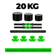 thumbnail image 5 of Juego De Mancuernas De 20 Kg Con Union Light Green, 5 of 5