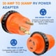 thumbnail image 2 of Adaptador de corriente Nilight 30A RV Twist Lock TT-30P a L5-30R, 2 of 9