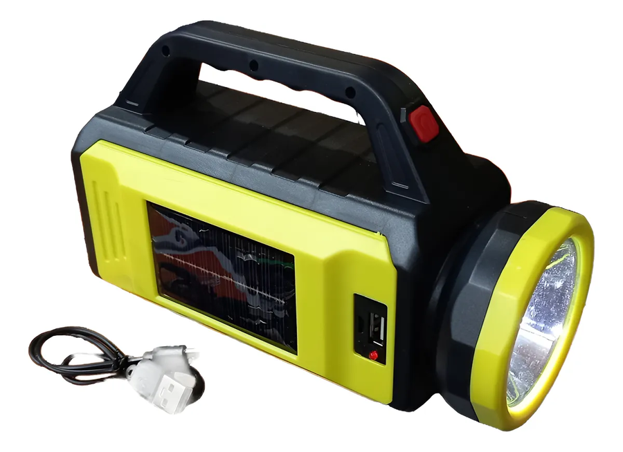 Genérico - Linterna Multifuncional 3 In 1 Carga Solar