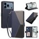 thumbnail image 2 of Funda con Solapa para iPhone 17 Pro, Diseño Tricolor con Ranuras, Azul Oscuro, 2 of 6