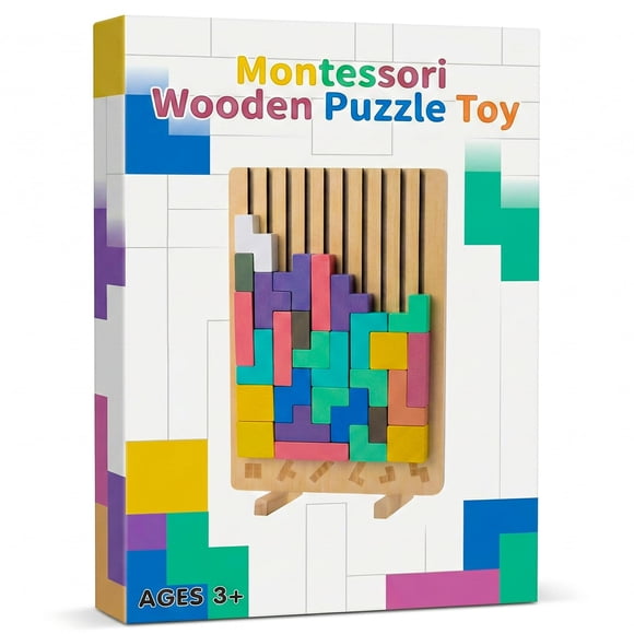 Bloques Cerebrales RHYZIA Montessori 42 piezas Regalo 3+