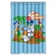thumbnail image 1 of Cortina de ducha con diseño de perro Bob, con ganchos, tamaño 48 x 72 pulgadas, 1 of 3