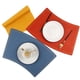 thumbnail image 4 of XmhyTop Juego de 4 Manteles Individuales de Piel Sintética, Impermeables, Fáciles de Limpiar, Resistentes al Calor y Antideslizantes para Uso Interior y Exterior, 45*30cm, Estilo C, Marrón, 4 of 5