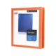 thumbnail image 2 of Binder Staples Standard con vista de 3 anillos, 1 pulgada, naranja, 2 of 5