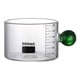 thumbnail image 2 of Taza Medidora Resistente Al Calor, Accesorios Para Fiestas, Hornear, Leche, Té, Verde, 2 of 3