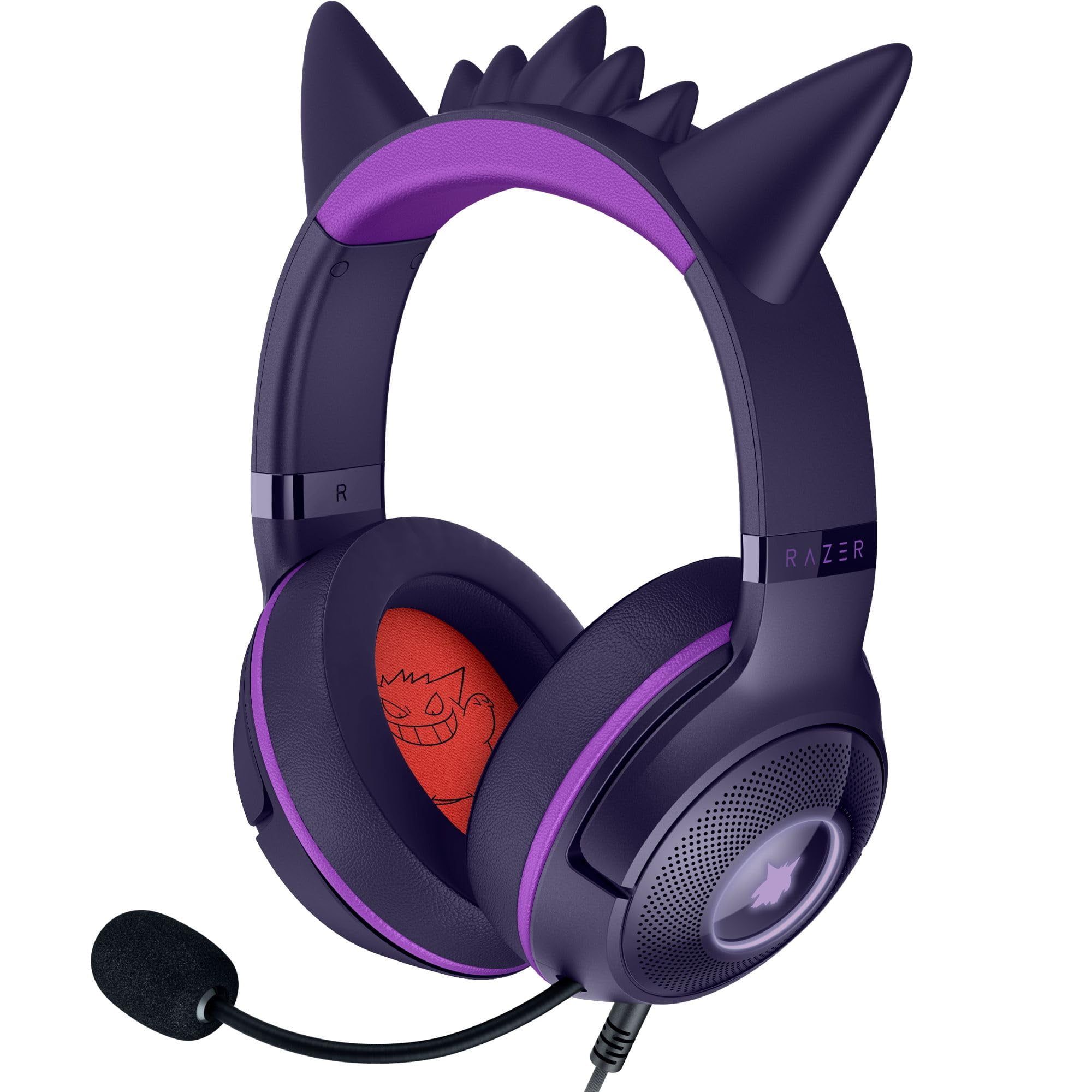 Auriculares Razer Kraken Kitty V2 Usb Con Cable Gengar Spikes Edition
