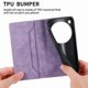 thumbnail image 5 of Funda tipo cartera con bloqueo RFID para Xiaomi 15 Ultra Con tapa abatible, portatarjetas, cierre magnético, TPU y soporte Morado, 5 of 6
