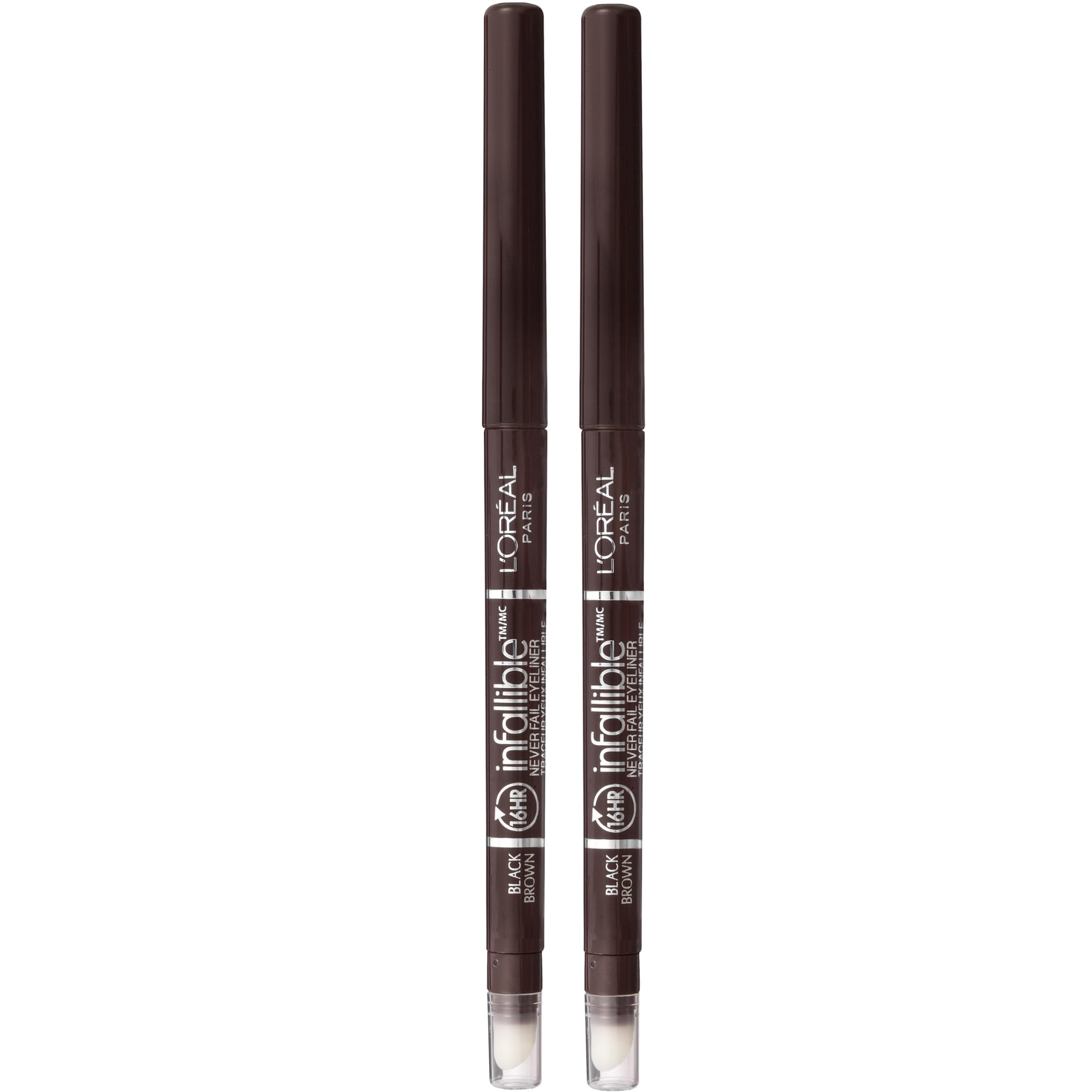 L’oréal Paris - Delineador De Ojos L'oreal Paris Infallible Never Fail, Negro Y Marrón, 0,23 Ml