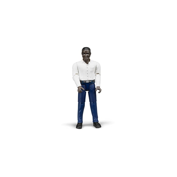 Hombre Piel Oscura Jeans Azul Oscuro