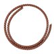 thumbnail image 1 of Cordón de cuero trenzado Correa de cuero trenzada Fabricación de joyas artesanales Marrón claro, 1 of 5