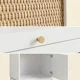 thumbnail image 4 of Velador Con Puerta Diseño Tejido Norte Americano 48*40*57cm Mate Blanco, 4 of 8