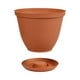 thumbnail image 3 of Macetero Plástico Con Plato Redondo 35cm Terracota Terracota Tamaño Único, 3 of 5