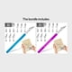 thumbnail image 1 of 1pc Craft Knife With 9PCS Exacto Knife Blades Refills (#11, 16, 17), Exacto Knife And Extra Blades For Beginners, Precision Hobby Knife For Carving Fondant, Scrapbooking, Stencils, 1 of 5