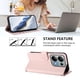 thumbnail image 4 of Funda Volteable tipo Billetera con Correa para Xiaomi Redmi Note 14S 4G, Rosa, 4 of 6