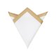 thumbnail image 1 of INSPIRE CHIC Pañuelos de Bolsillo Ligeros para Hombres con Bloque de Color Blanco para Boda Formal Dorado Talla Única, 1 of 4