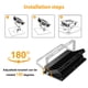 thumbnail image 4 of Focos LED Onforu, 120 W, 1200 lm, 6500 K, IP66, paquete de 4, 4 of 6