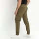 thumbnail image 3 of Pantalón Jogger Twill Frente Plano Oliva Oscuro, 3 of 3