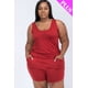 thumbnail image 1 of Cómodo Conjunto de Camiseta sin Mangas y Shorts en Talla Grande, 1 of 12