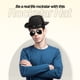 thumbnail image 4 of Conjunto de disfraces divertidos sombreros de fiesta Michael Jackson Fedora Black, 4 of 6